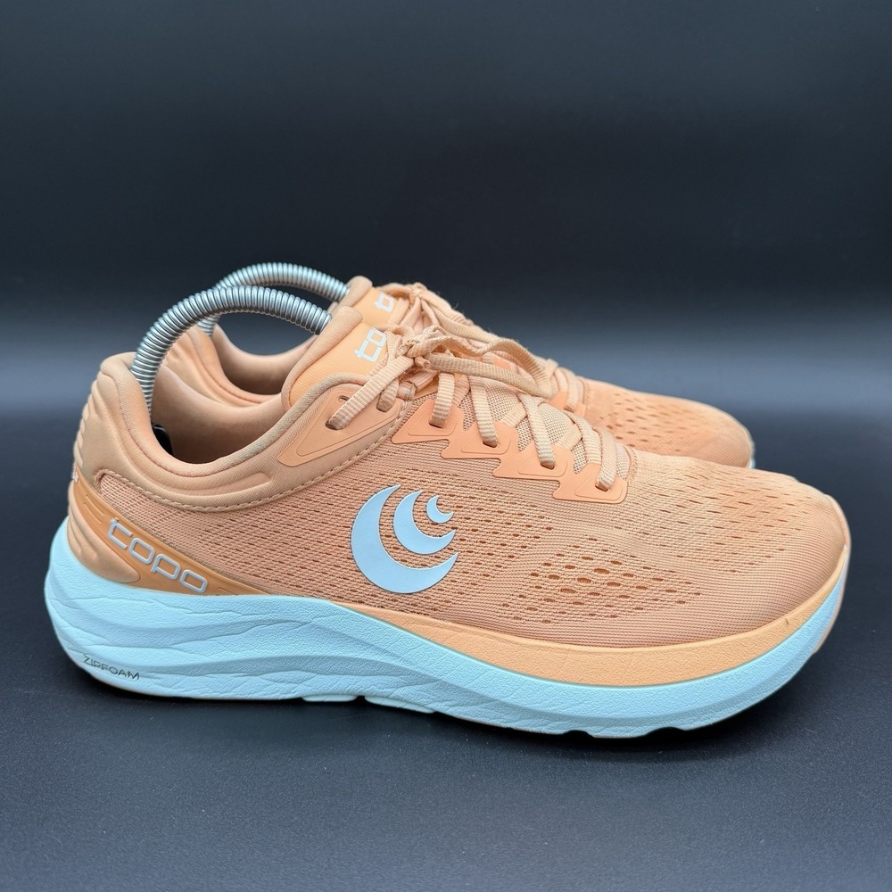 Topo Athletic Women's Phantom 3 Running Shoes (Orange/Sky) Size 10.5